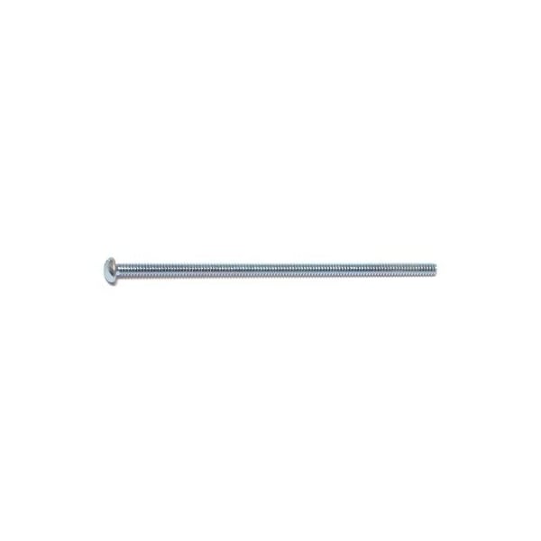 Midwest Fastener #6-32 x 3-1/2 in Slotted Round Machine Screw, Zinc Plated Steel, 15 PK 68243 - main